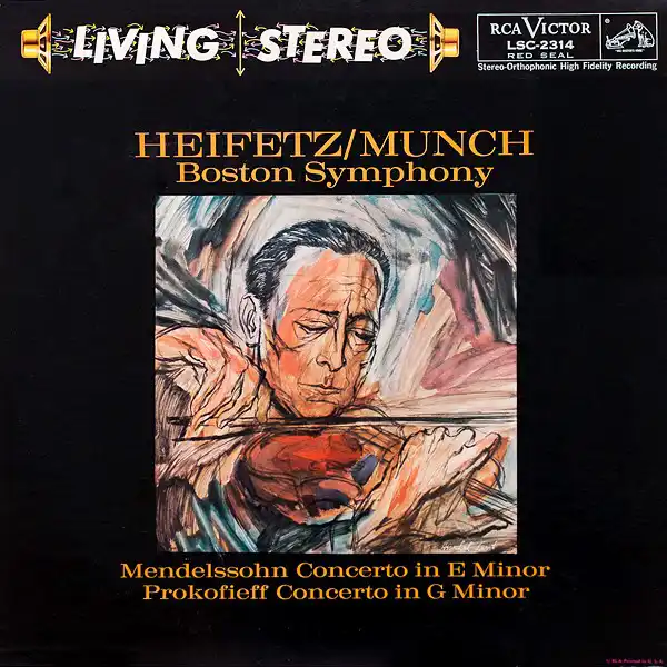 Mendelssohn & Prokofiev Concertos Heifetz Munch