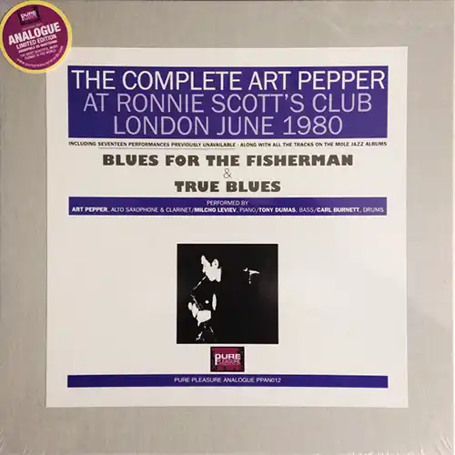 artpepper Art Pepper – The Complete Art Pepper At Ronnie Scott's Club