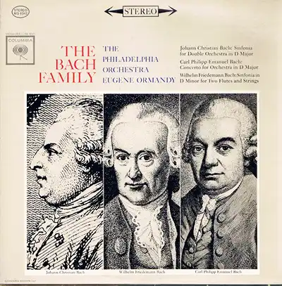 The Philadelphia Orchestra, Eugene Ormandy – The Bach Family