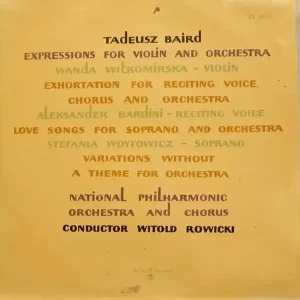 Tadeusz Baird – Expressions