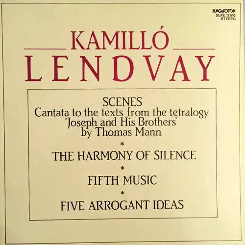 Kamilló Lendvay – Scenes