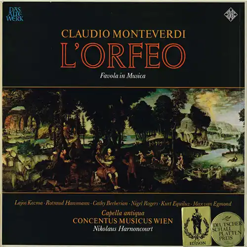 Claudio Monteverdi - L'Orfeo. Favola In Musica