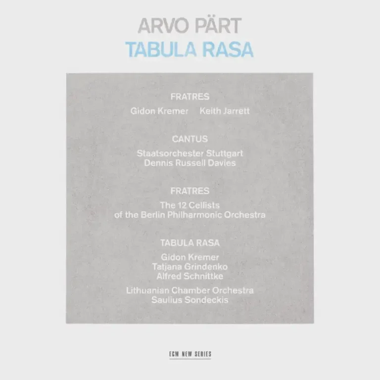 Tabula Rasa Arvo Part LP