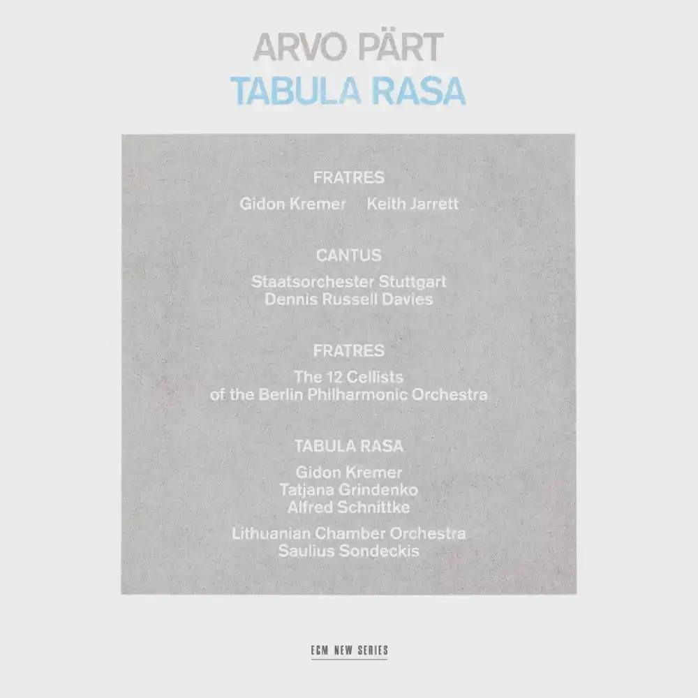 Tabula Rasa Arvo Part LP